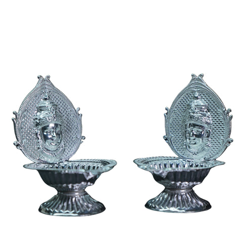 Pure Silver Balaji Diya 57.87g By Mahita Collections